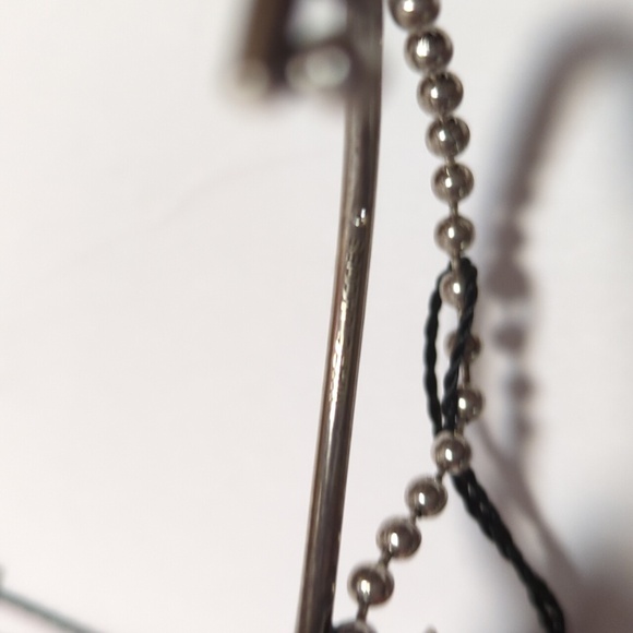 NEW Marc Jacobs Silver Beaded Cuff Bracelet - Picture 5 of 8